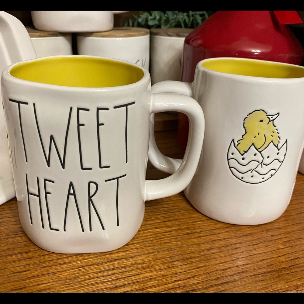 Rae Dunn Tweet Heart Double Sided Mug